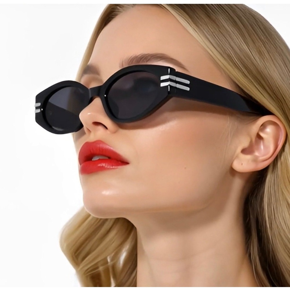 Retro Cat Eye Sunglasses Women Fashion Black Frame Retro Vintage‎ Party Outdoor